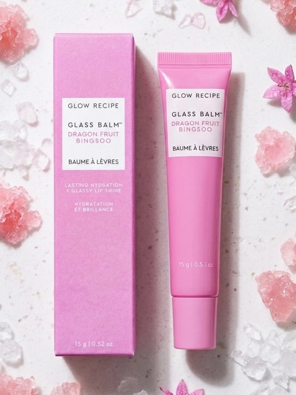 Glow Recipe Glass Balm Lip Treatment - Dragon Fruit Bingsoo (0.52 oz)